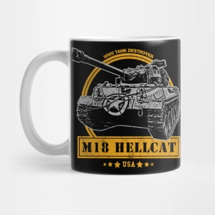 M18 Hellcat WW2 Tank Mug